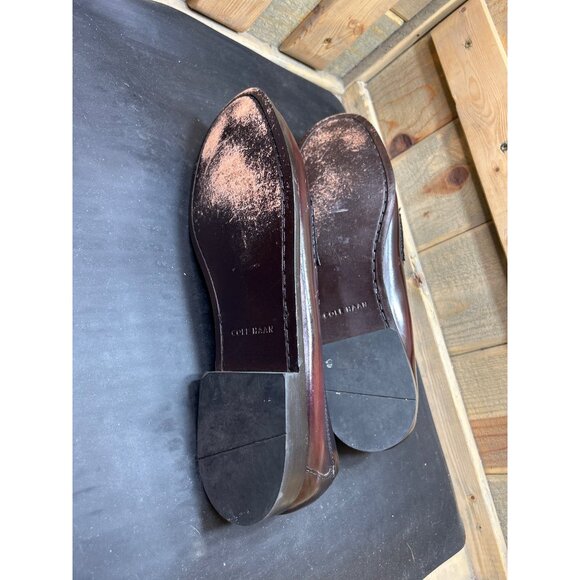 Cole Haan Mens Burgundy Leather PINCH Penny Loafers Size 12 D Dress Shoes - Picture 8 of 12
